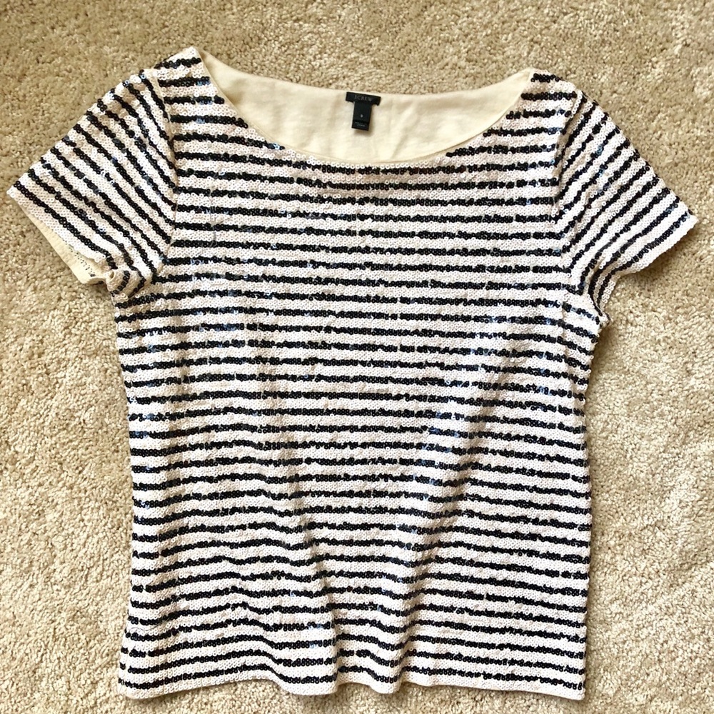 J. Crew Sequin Top